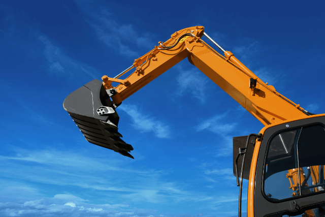 360 excavator available for plant hire with operator